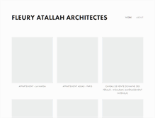 Tablet Screenshot of fa-architectes.com
